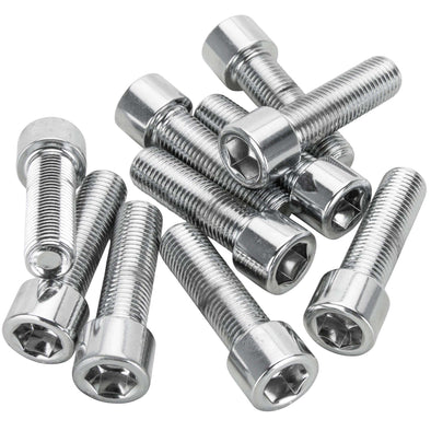 #PSHC-243 7/16-20 x 1-1/2 length Polished Chrome Socket Head Allen Bolt - 10 Pack