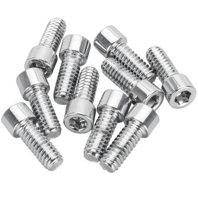 #PSHC-257 1/4-20 x 5/8 length Polished Chrome Socket Head Allen Bolt - 10 Pack