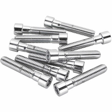 #PSHC-291 3/8-16 x 2 length Polished Chrome Socket Head Allen Bolt - 10 Pack