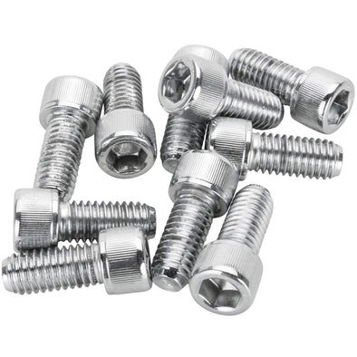 #SHC-9004 7/16-14 x 1 length Chrome Socket Head Allen Bolt - 10 Pack