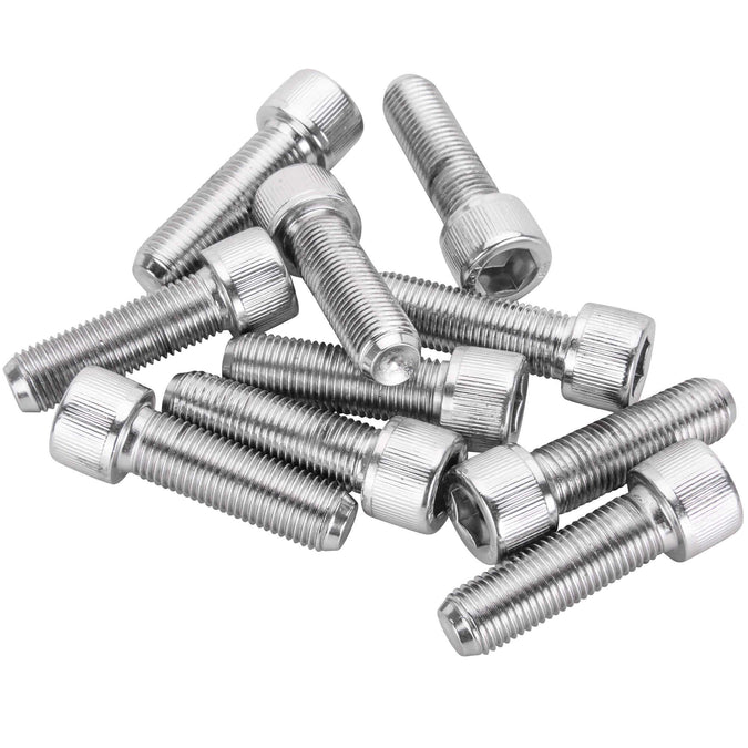 #SHC-931 3/8-24 x 1-1/4 length Chrome Socket Head Allen Bolt - 10 Pack