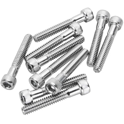 #SHC-948 10-24 x 1-1/4 length Chrome Socket Head Allen Bolt - 10 Pack