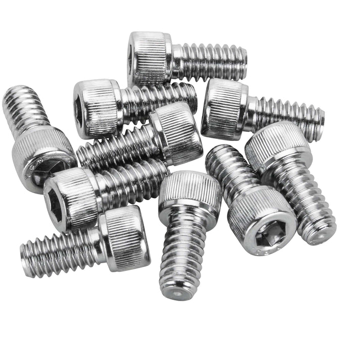 #SHC-951 1/4-20 x 1/2 length Chrome Socket Head Allen Bolt - 10 Pack