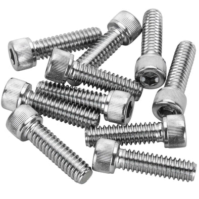 #SHC-954 1/4-20 x 7/8 length Chrome Socket Head Allen Bolt - 10 Pack