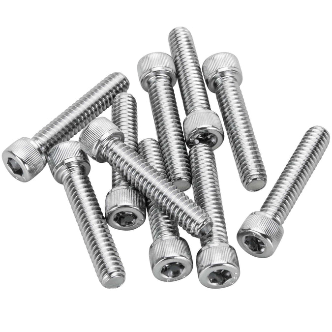 #SHC-957 1/4-20 x 1-1/4 length Chrome Socket Head Allen Bolt - 10 Pack
