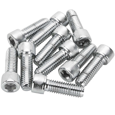 #SHC-982 3/8-16 x 1-1/8 length Chrome Socket Head Allen Bolt - 10 Pack