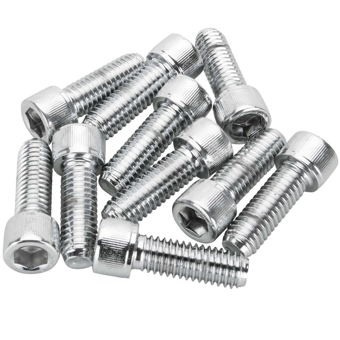 #SHC-982 3/8-16 x 1-1/8 length Chrome Socket Head Allen Bolt - 10 Pack