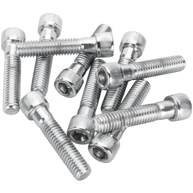 #SHC-985 3/8-16 x 1-3/4 length Chrome Socket Head Allen Bolt - 10 Pack