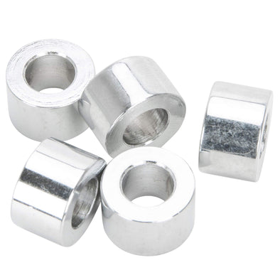 #SPC-013 5/16 ID x 3/8 length Chrome Steel Universal Spacer 5 pack