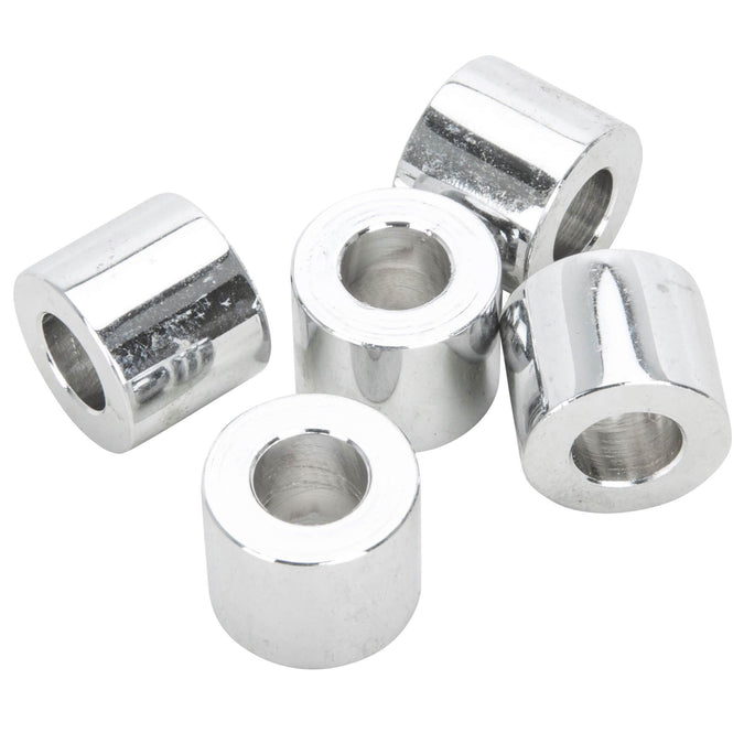 #SPC-014 5/16 ID x 1/2 Length Chrome Plated Steel Universal Spacer - 5 Pack