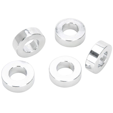 #SPC-022 3/8 ID x 1/4 length Chrome Steel Universal Spacer 5 pack