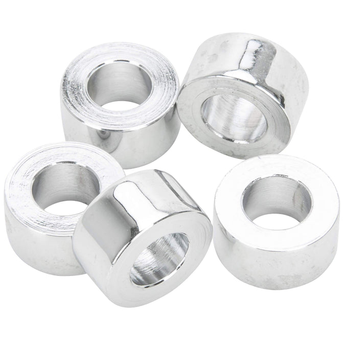 #SPC-023 3/8 ID x 3/8 Length Chrome Plated Steel Universal Spacer - 5 Pack