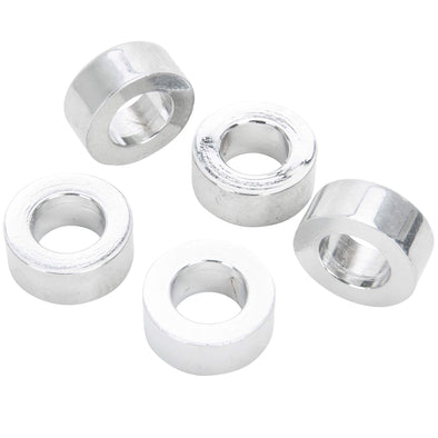 #SPC-029 1/2 ID x 3/8 Length Chrome Plated Steel Universal Spacer - 5 Pack