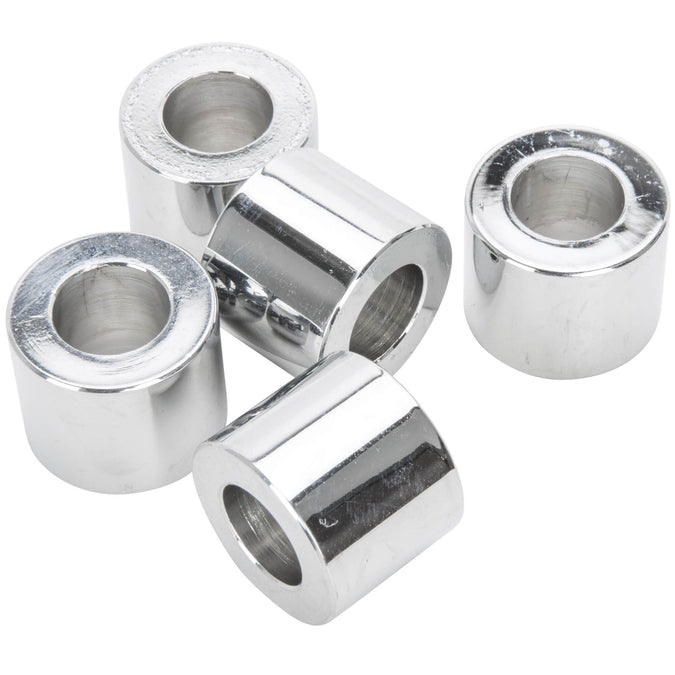 #SPC-031 1/2 ID x 3/4 Length Chrome Plated Steel Universal Spacer - 5 Pack