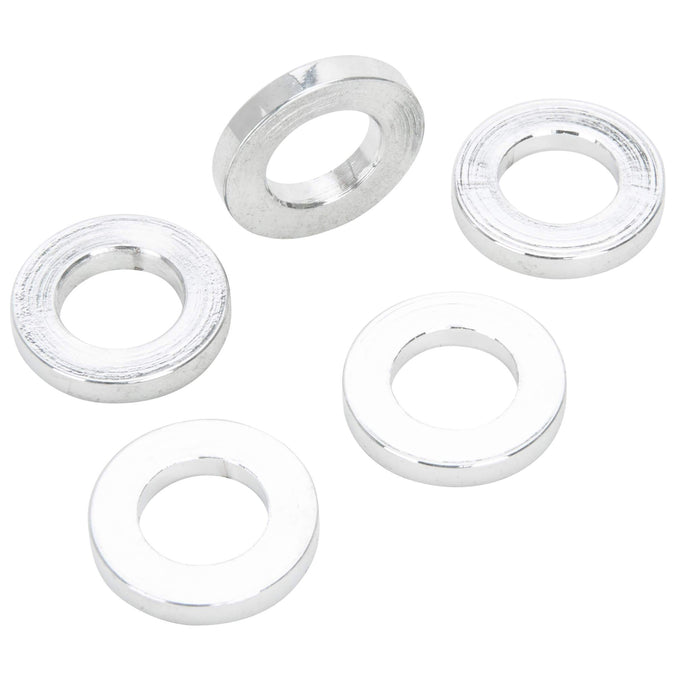 #SPC-033 7/16 ID x 1/8 Length Chrome Plated Steel Universal Spacer - 5 Pack