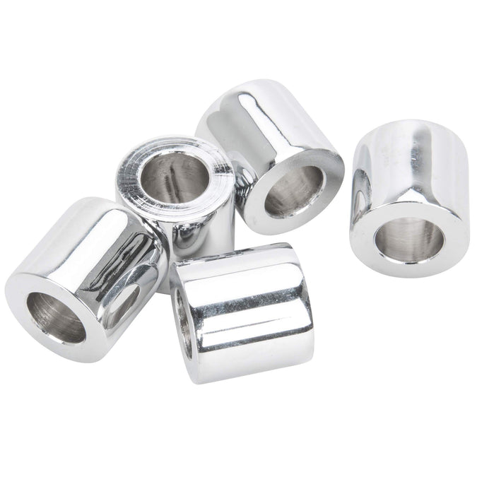 #SPC-041 1/2 ID x 7/8 Length Chrome Plated Steel Universal Spacer - 5 Pack