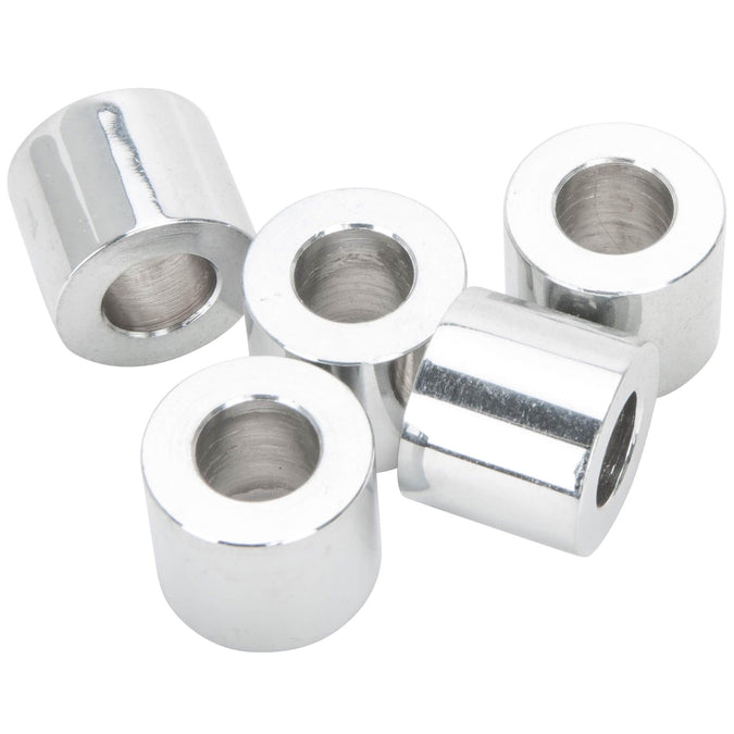 #SPC-042 3/8 ID x 5/8 Length Chrome Plated Steel Universal Spacer - 5 Pack