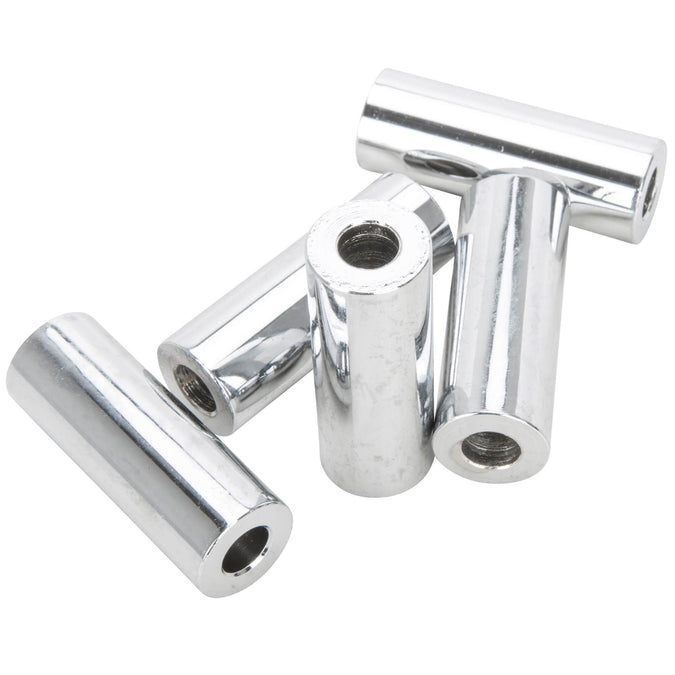 #SPC-050 1/4 ID x 1-1/2 Length Chrome Plated Steel Universal Spacer - 5 Pack