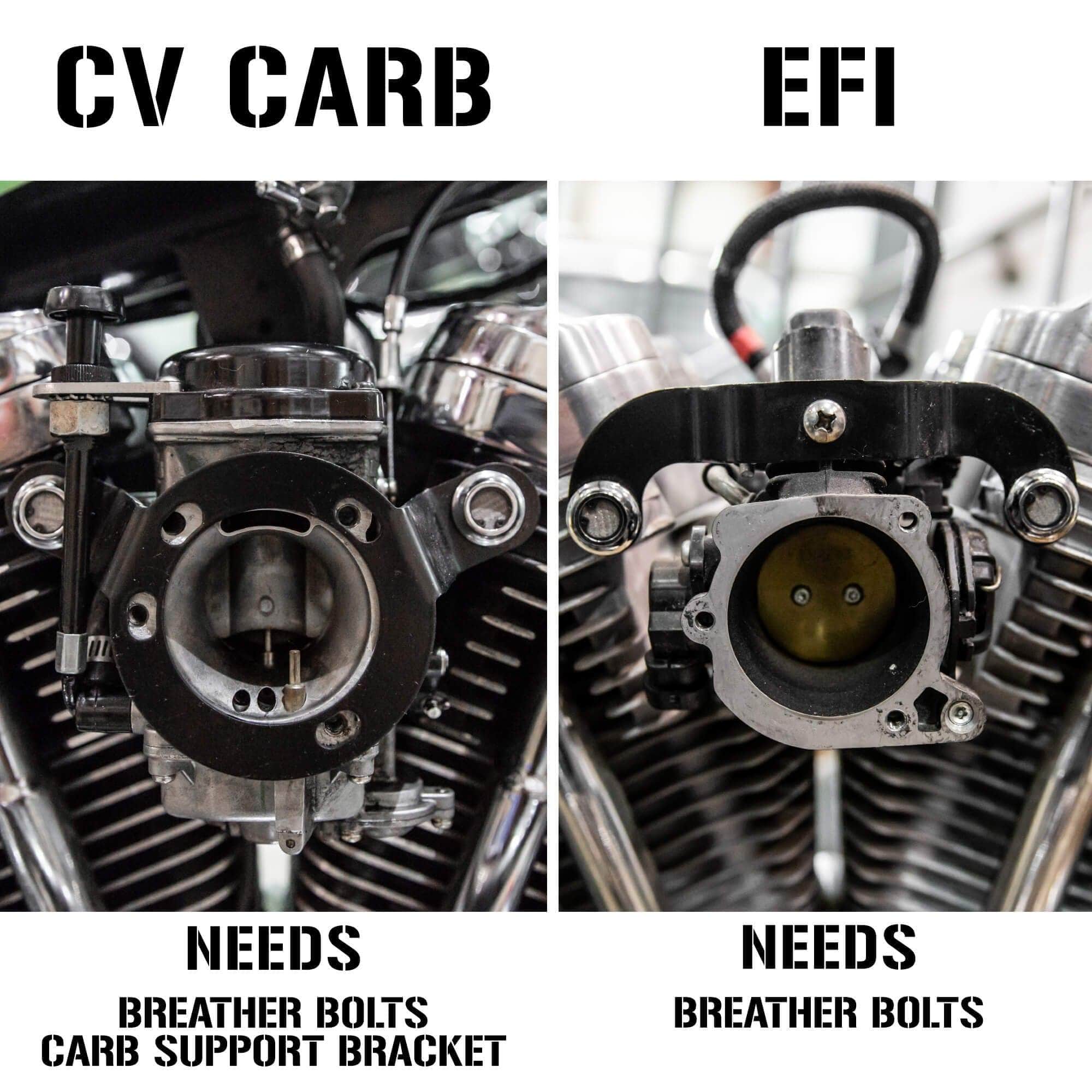 Lowbrow Customs Louvered Air Cleaner for Harley CV / EFI 1991-2019