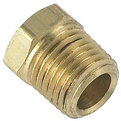 Hex Pipe Plug 1/4 inch NPT - Brass