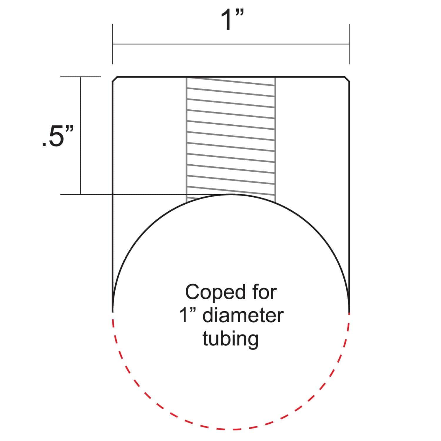 1/4"-20 Weld-In Threaded Bungs - Mild Steel, 3 Sizes - Foto 5