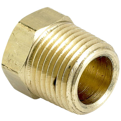 Hex Pipe Plug 3/8 inch NPT - Brass