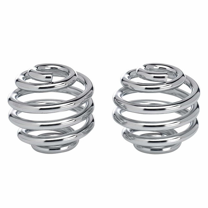 Solo Seat Springs - Barrel Style - 2 inch Chrome