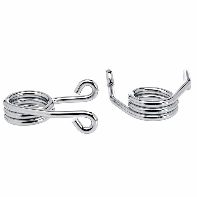 Solo Seat Springs - Hairpin Style - 3 inch Chrome