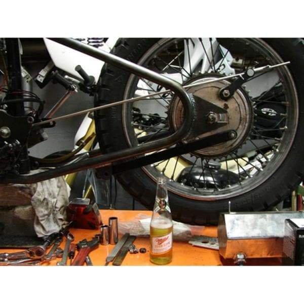 Stainless Steel Extended Brake Rod for hardtail Triumph bobber or chopper