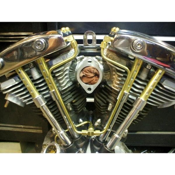 Split Rocker Box Old-Stf Cycle Shovelhead Rocker Box Split Oil Lines - Brass – Lowbrow ...