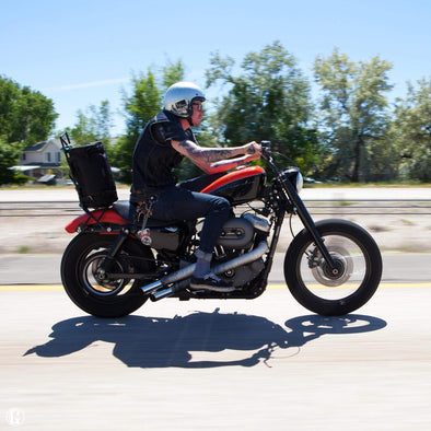 39mm Fork Shrouds - Black - 1987-Up - Harley-Davidson Sportsters