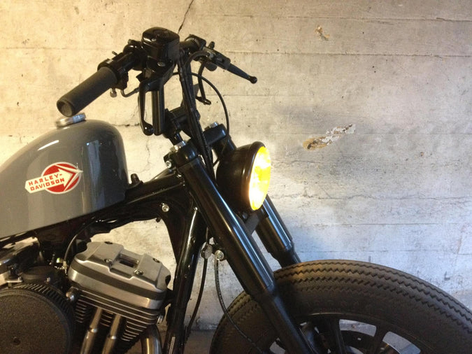 39mm Fork Shrouds - Black - 1987-Up - Harley-Davidson Sportsters