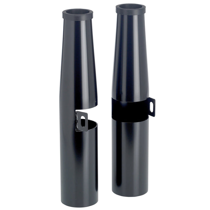 39mm Fork Shrouds - Black - 1987-Up - Harley-Davidson Sportsters