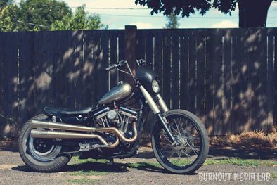 39mm Fork Shrouds - Raw Steel - Harley-Davidson Sportsters