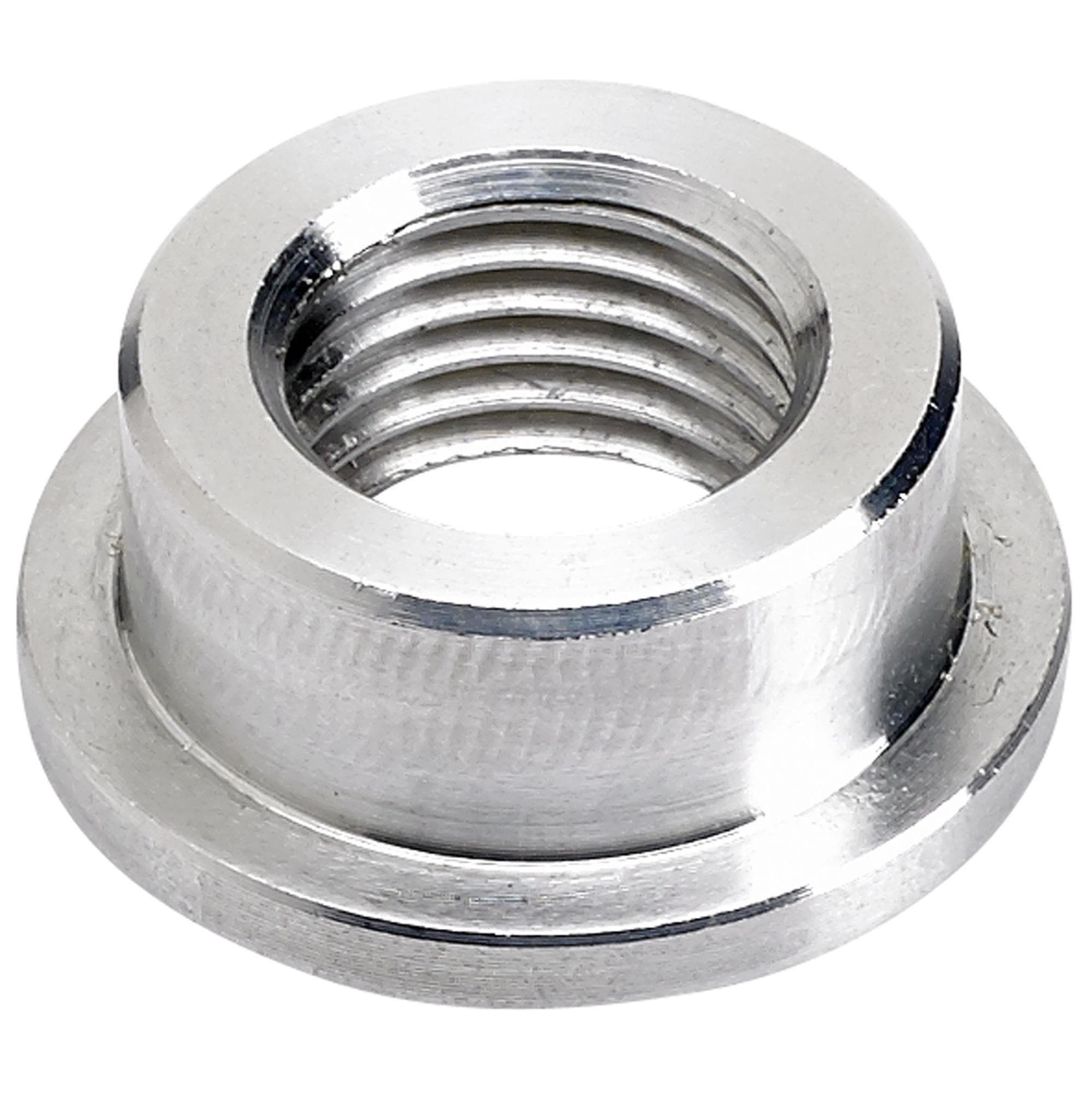 1/8" NPT Low Profile Aluminum Weld-On Bung - For Oil, Fuel, Sensor Tanks