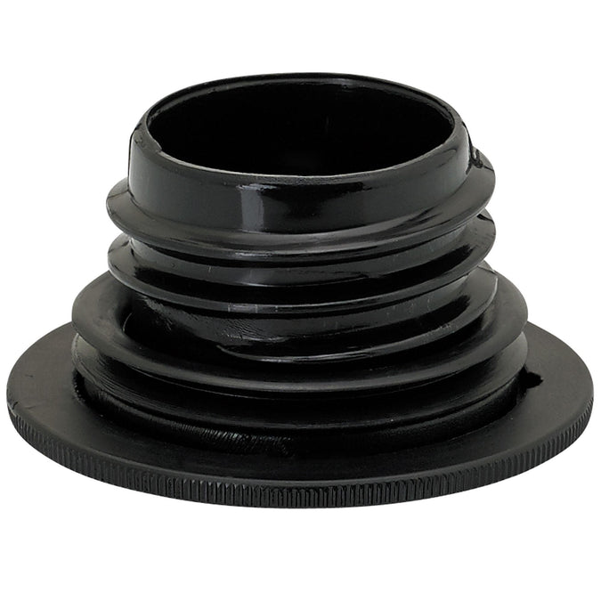 Domed Slim Black Screw-In Harley Style Gas Cap 1996 & up