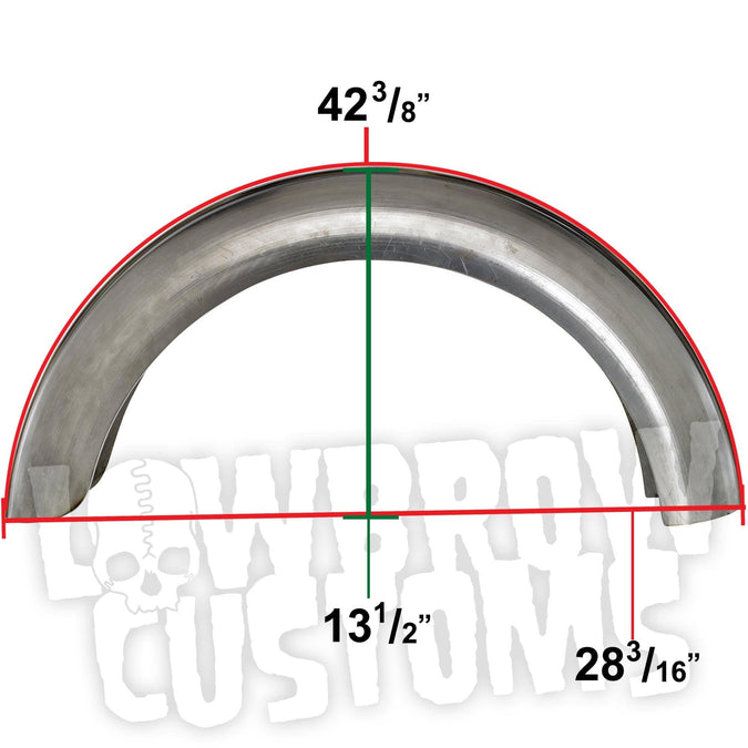 7 inch Flat Top Fender for 16 inch Stock Style Dunlop Tires