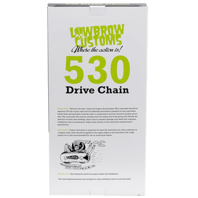 530 Motorcycle Drive Chain - 120 Links with 2 Master Links