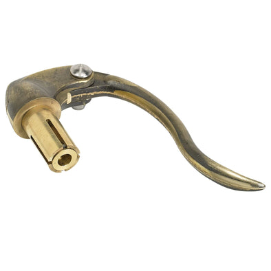 Inverted Bar End Control Lever- Raw Brass- Brake or Clutch