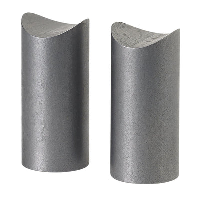 Coped Steel Bungs 1-1/2 inch long - 5/16-18 thread - 2 pack