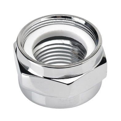22mm to 3/8 inch NPT Chrome Petcock Adapter Nut