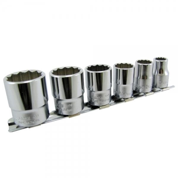 British Standard Whitworth 6 Pc 12 pt Socket Set Koken 3 8 Inch Drive British standard whitworth 6 pc 12 pt socket set koken 3 8 inch drive