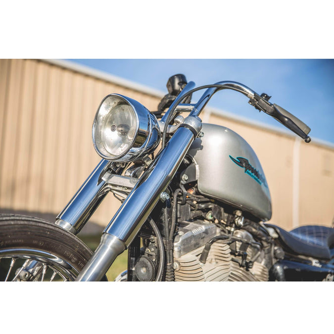 39mm Fork Shrouds - Black - 1987-Up - Harley-Davidson Sportsters