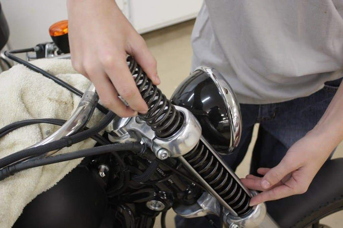 Drop-In Front Fork Lowering Kit - fits 1988-2015 Harley-Davidson Sportster XL Models