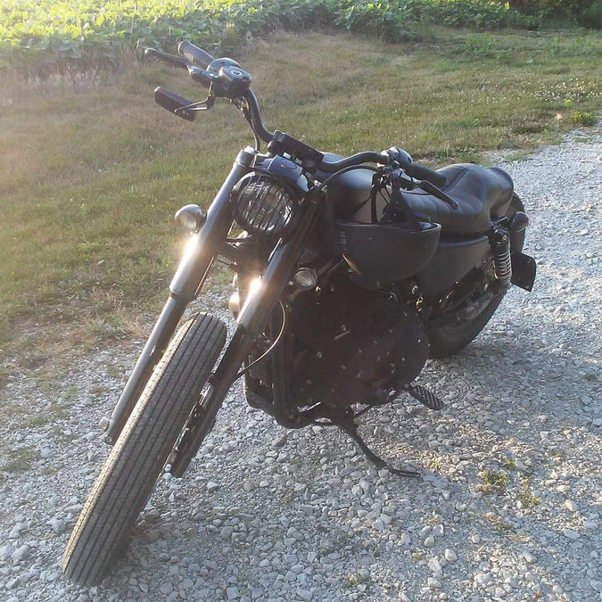 39mm Fork Shrouds - Black - 1987-Up - Harley-Davidson Sportsters