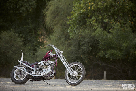 From The Roller Magazine Archives: Mike Dyas' Shop & His 1966 Harley-Davidson Fl Chopper