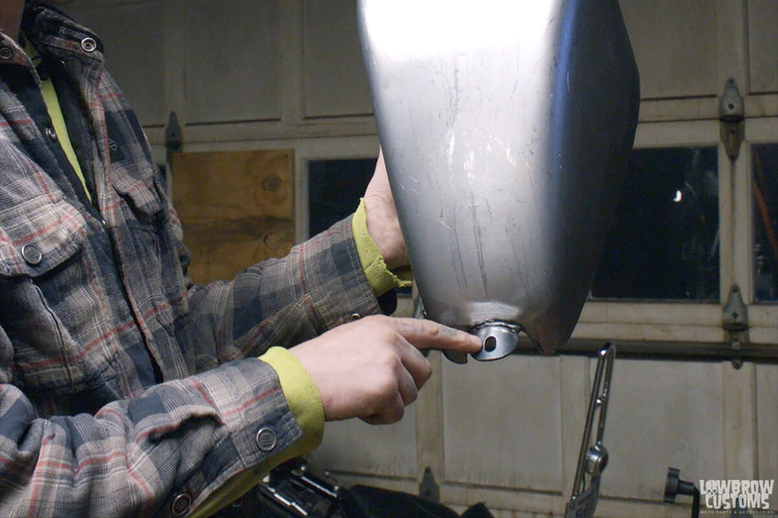 motorcycle gas tank mounts mark the center of your gas tank tabs