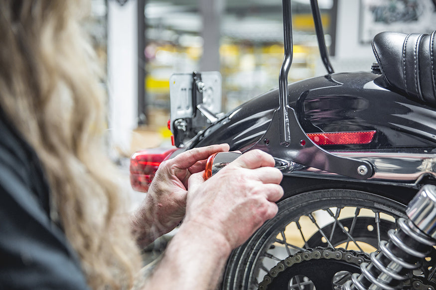 How to Install Sissy Bar on a HarleyDavidson Sportster Lowbrow Customs