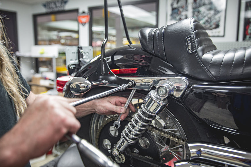 How to Install Sissy Bar on a HarleyDavidson Sportster Lowbrow Customs